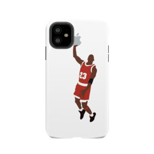 Michael Jordan Dunking An Apple Tough Phone Case