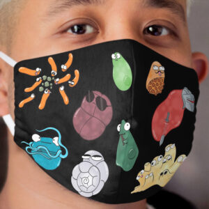 Microbe Menagerie Cloth Face Mask