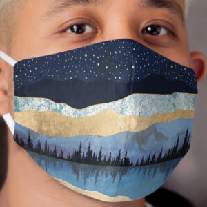 Midnight Lake Cloth Face Mask