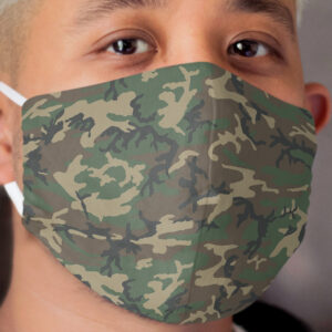 Military camo face Cloth Face Mask