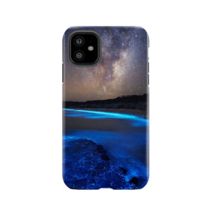 Milky Way Over Sea Sparkle Bay Tough Phone Case