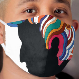 milton bob dylan poster Cloth Face Mask