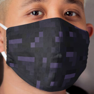 MINECRAFT OBSIDIAN GAMING Cloth Face Mask