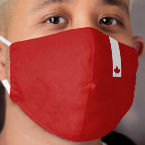 Minimal Canada Flag Cloth Face Mask