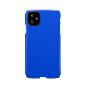 Minimalist Solid Color Neon Bright Fluorescent Blue Phone Case