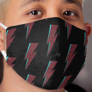 Minimalistic Tribute to David Bowie Cloth Face Mask