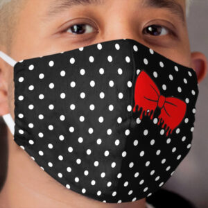 Minnie Drippy Bow Cloth Face Mask
