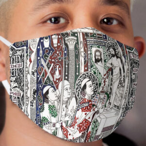 Miraculous Mass of Saint Gregory Cloth Face Mask