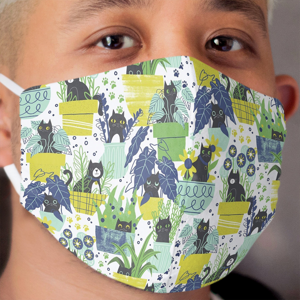 Mischievous Meows Cloth Face Mask