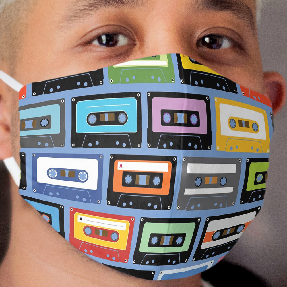 Mixed Tapes Cloth Face Mask