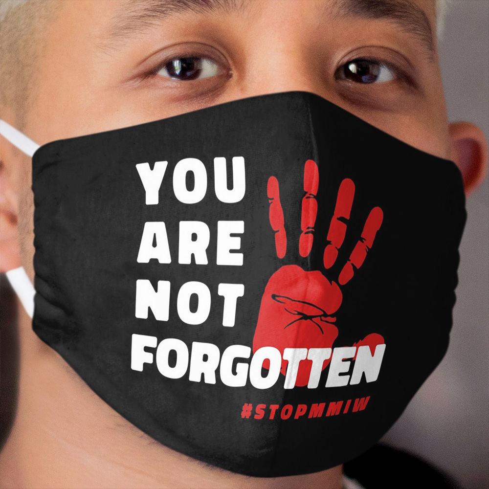 MMIW Image for Missing Murdered Indigenous Women Awareness Cloth Face Mask
