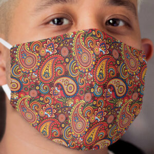 Mod Paisley Cloth Face Mask