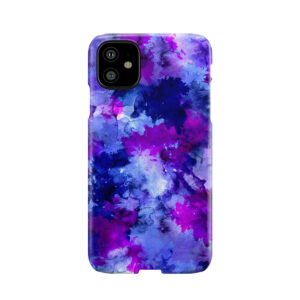 Modern Blue Purple Watercolor Brushstrokes Phone Case