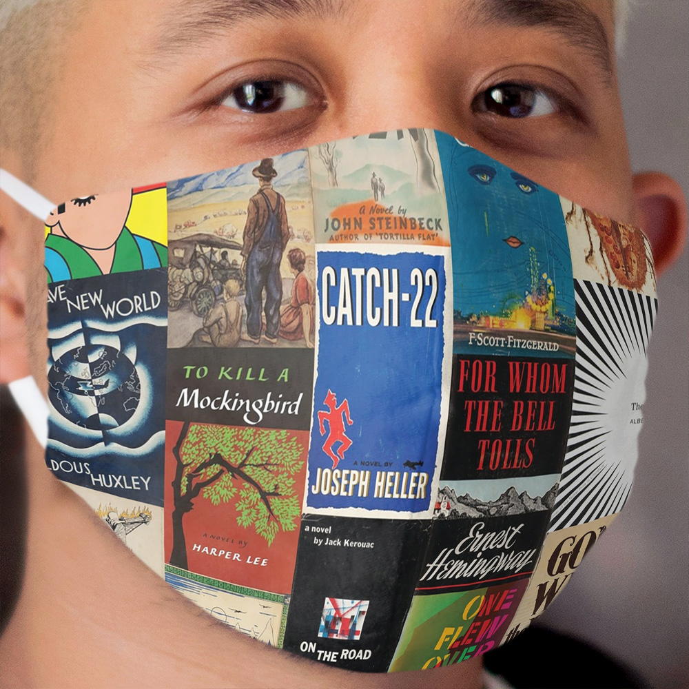 Modern s Literature Library Cloth Face Mask