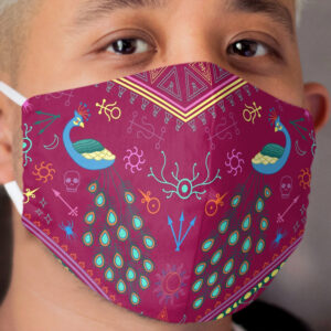 Mollymauk Tealeaf Inspired Print Cloth Face Mask