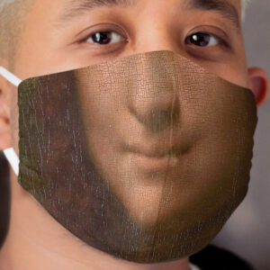 Mona Lisa Smiles Cloth Face Mask