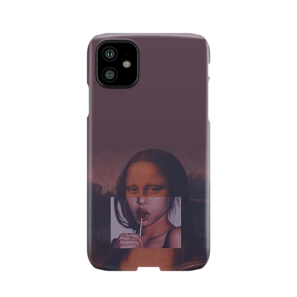 Mona Lisa Sucking Lollipop Phone Case