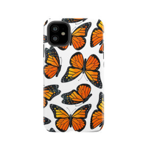 Monarch Butterfly Pattern Tough Phone Case