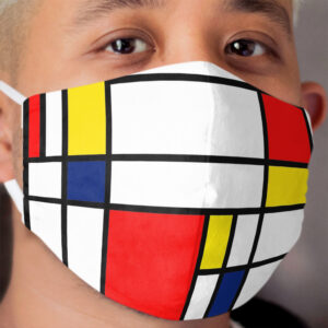 Mondrian Composition Cloth Face Mask