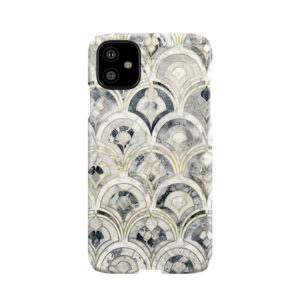 Monochrome Art Deco Marble Tiles Phone Case