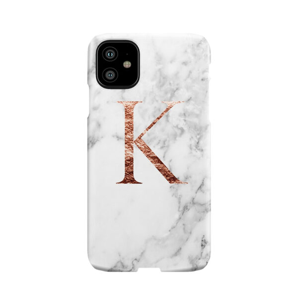 Monogram Rose Marble K Phone Case