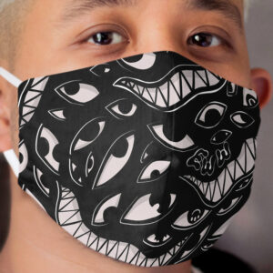 Monster mash - Goth Cloth Face Mask