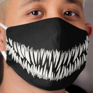 Monster teeth Cloth Face Mask
