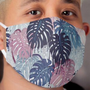 Monstera Melt Cloth Face Mask