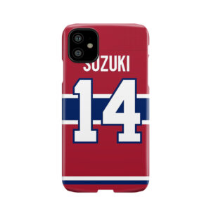 Montreal Canadiens Nick Suzuki Home Jersey Back Phone Phone Case
