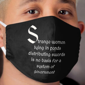 Monty Python and the Holy Grail Cloth Face Mask