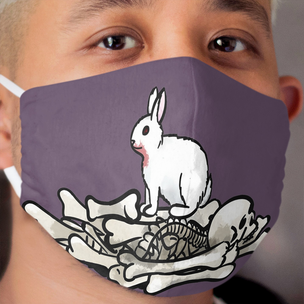 Monty Python Killer Rabbit Cloth Face Mask