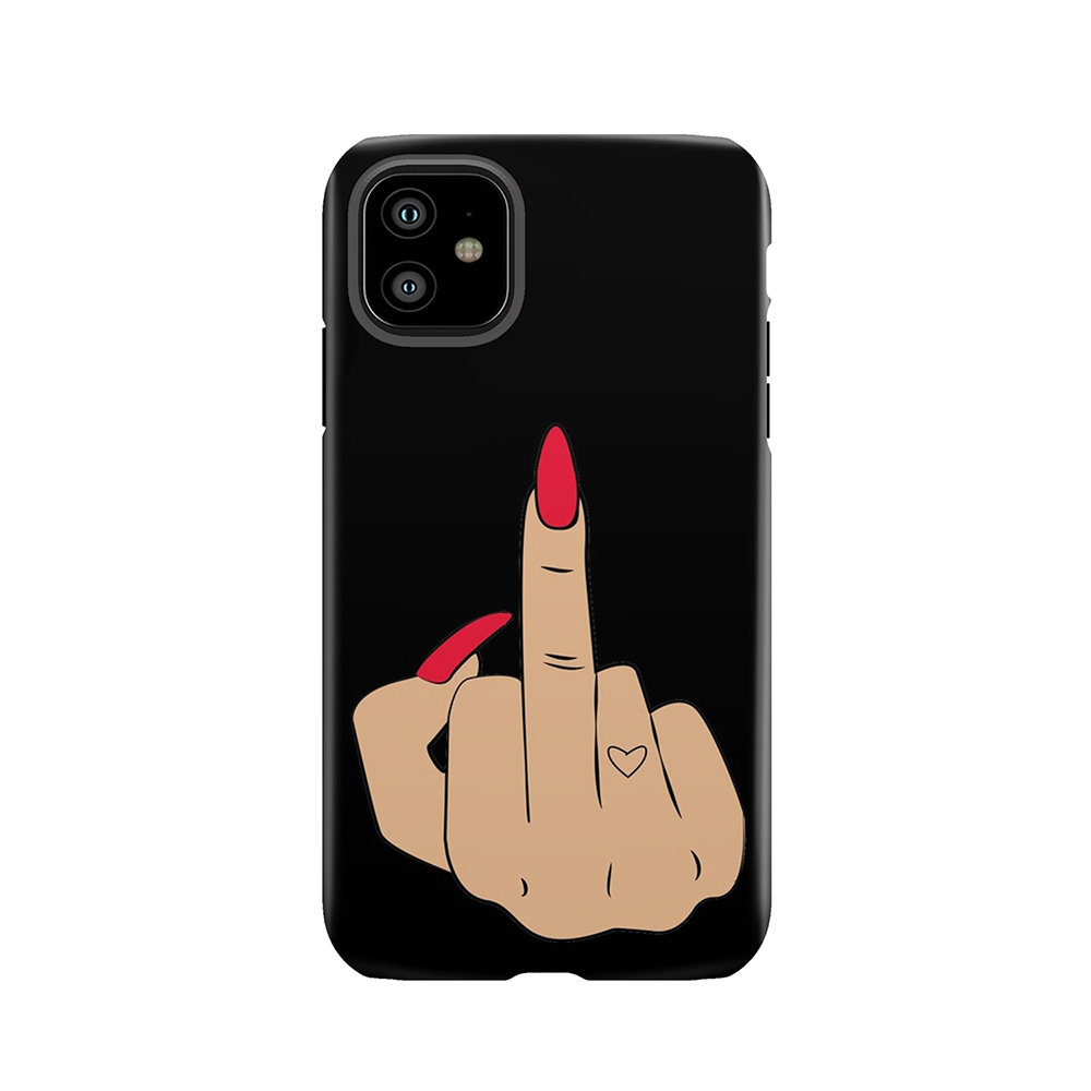 Mood Middle Finger Tough Phone Case