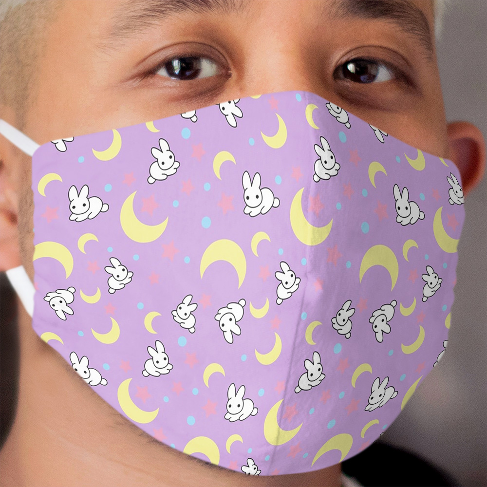 Moody Rabbits Cloth Face Mask