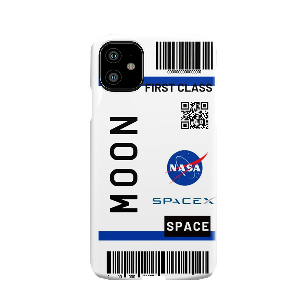 Moon Ticket Nasa Spacex Phone Case