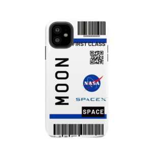 Moon Ticket Nasa Spacex Tough Phone Case