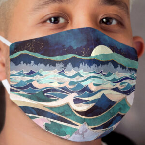 Moonlit Ocean Cloth Face Mask