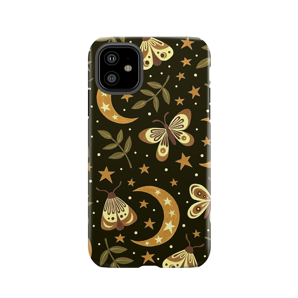 Moons And Moths Tough Phone Case