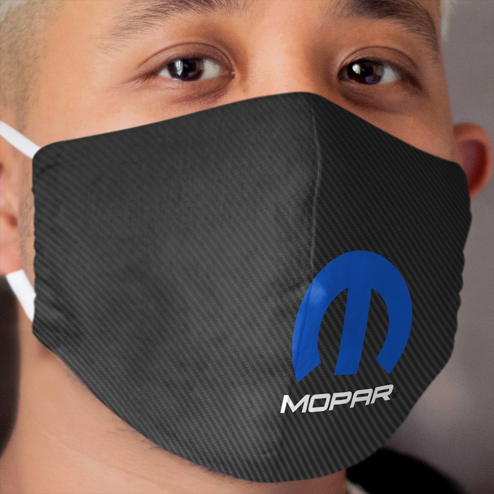 Mopar carbon background Cloth Face Mask