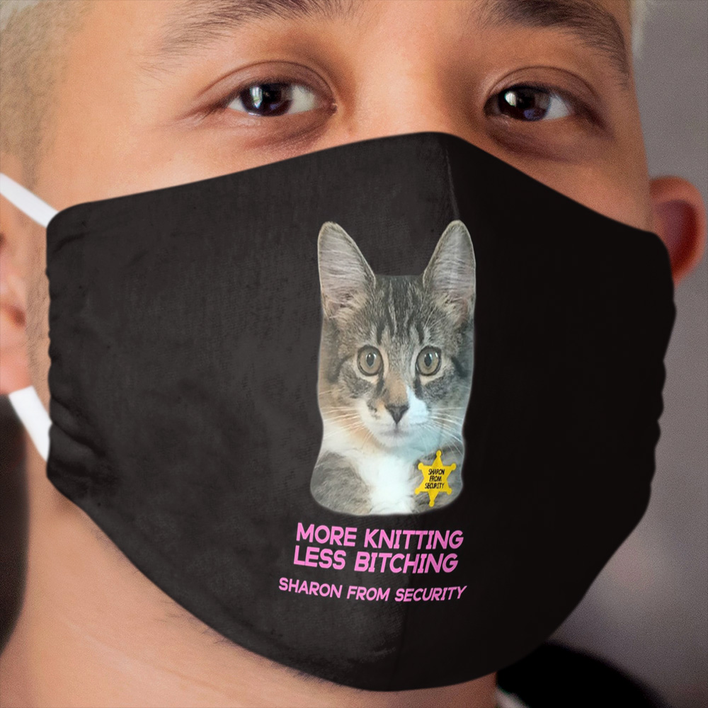 More Knitting Less Bitching Cloth Face Mask