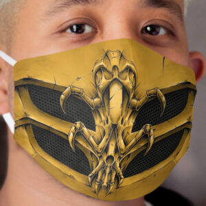 Mortal Kombat 9 - SCORPION Cloth Face Mask