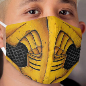 Mortal Kombat Scorpion Cloth Face Mask