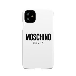 Moschino Milano Black Phone Case