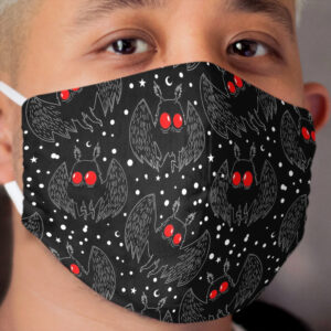Mothman Night Cloth Face Mask