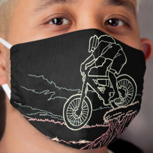 Mountain Biker Cloth Face Mask