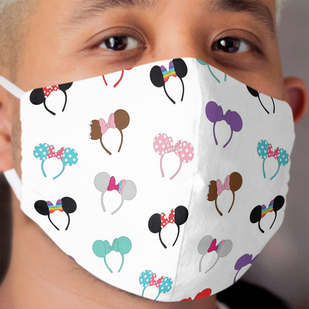 Mouse Ears Pattern Cloth Face Mask