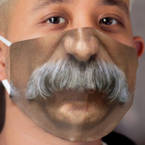 Moustache Art: The Sam Cloth Face Mask