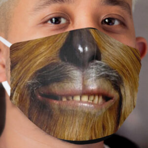 Moustache hipster face Cloth Face Mask