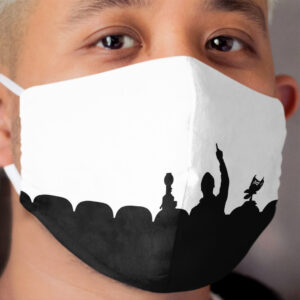 MST3K Silhouette Cloth Face Mask