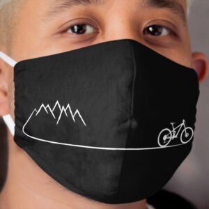 mtb mountain biker biker biking cycling mountains bicycle cyclist gift Cloth Face Mask