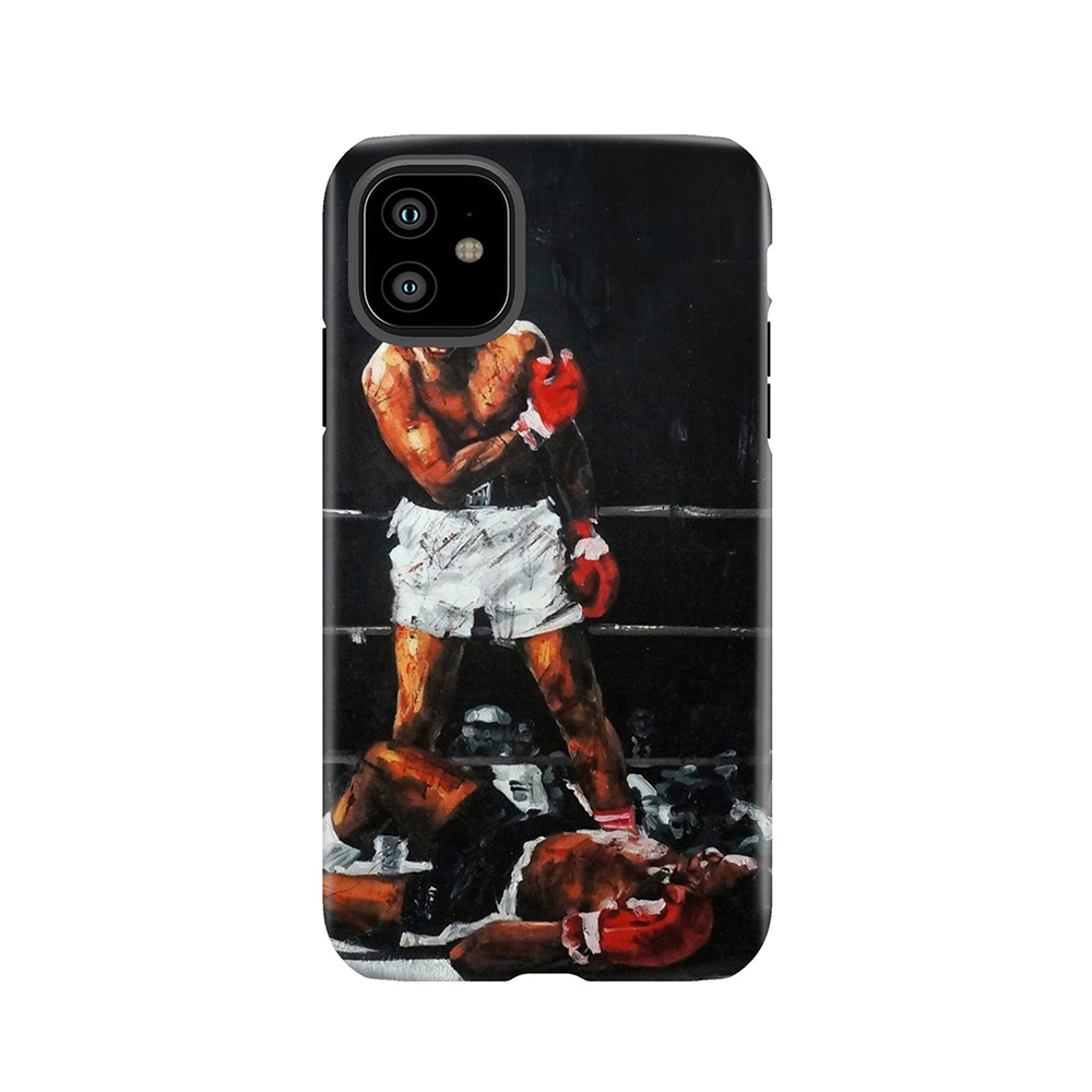 Muhammad Ali Knocks Out Sonny Liston Tough Phone Case